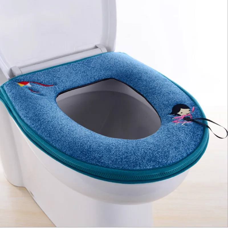 Модный стильный мягкий чехол на унитаз молнии с рисунком для девочек и змей