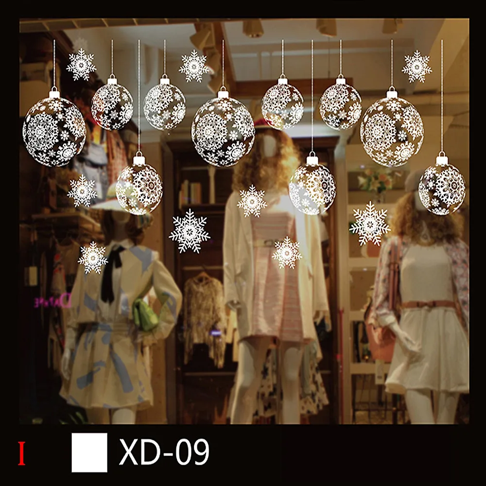 Рождественская Настенная Наклейка Снеговик Съемная наклейка домашняя виниловая