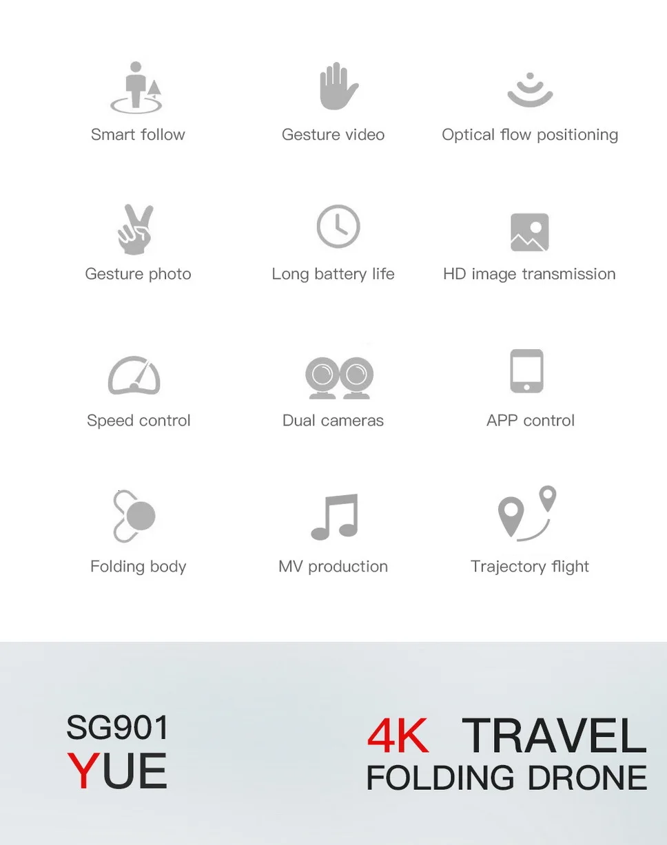 Беспилотный летательный аппарат SG901 4K Профессиональный складной Дрон HD камера 1080P WiFi fpv пульт дистанционного Управление Дрон полета 20 минут Квадрокоптер беспилотный игрушки