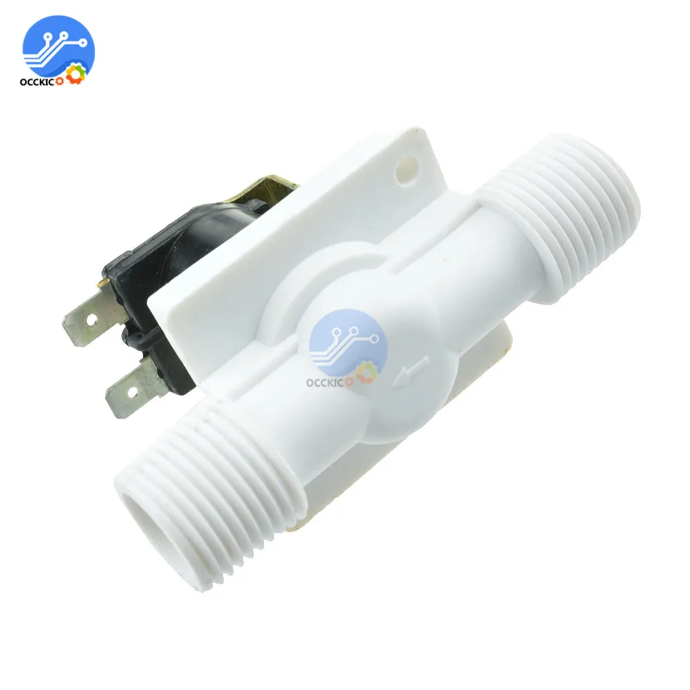 Пластиковый электромагнитный клапан 1/2 дюйма 220 В переменного тока магнитный