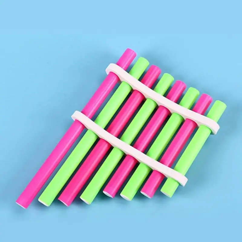 

Especially Creative Plastic Music Toys Panpipe Handmade Superb Craftsmanship for Musical Instruments School Students