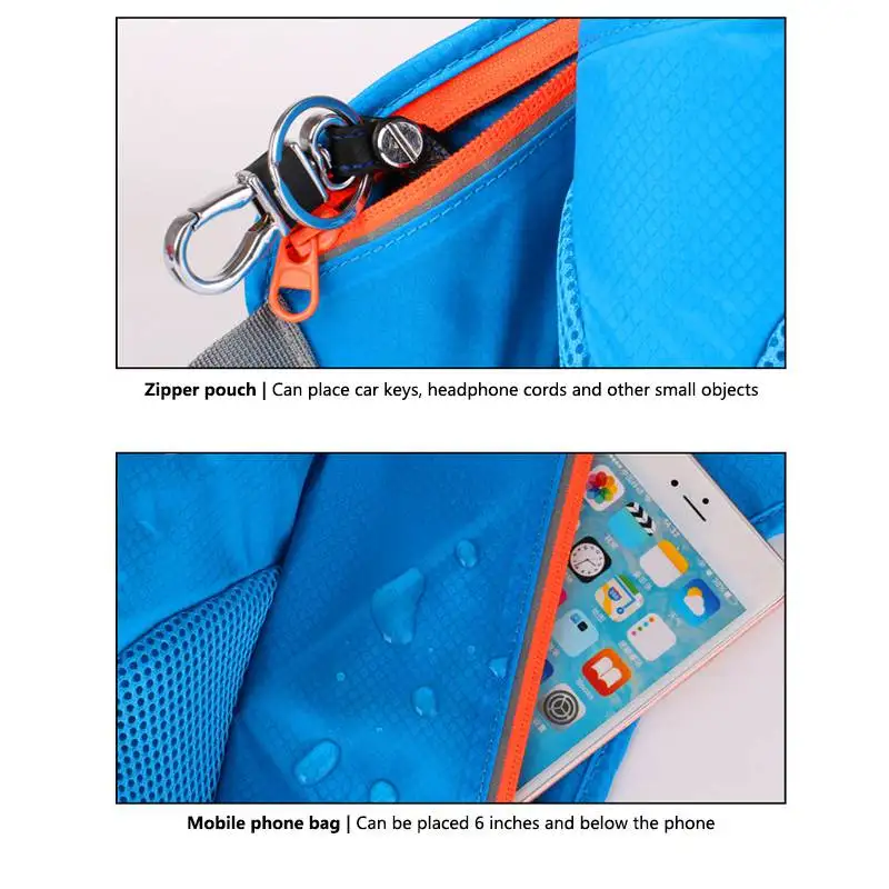 Поясной кошелек для бега с держателем бутылки водой мужчин и женщин