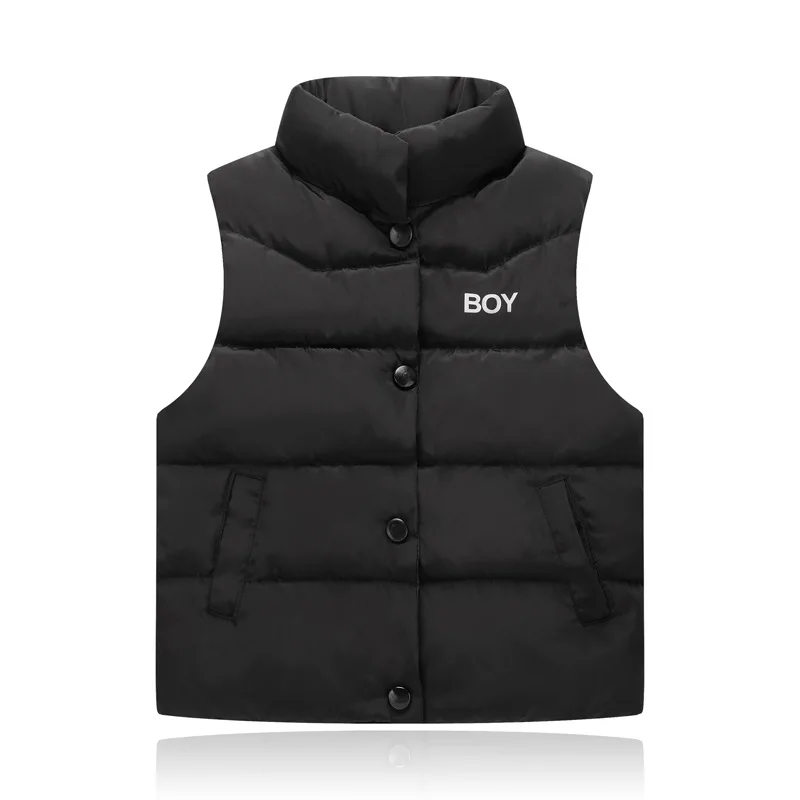 Детский жилет Осенняя детская зимняя одежда для малышей с принтом красных