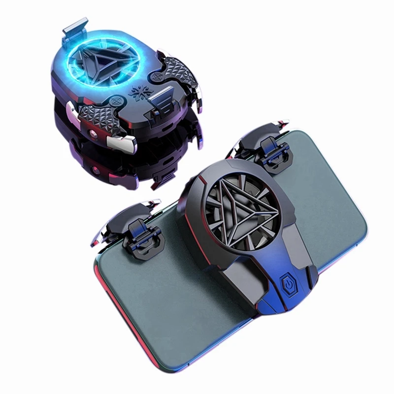 

Оригинальный игровой триггер, внешний радиатор, подходит для геймпада Pubg, портативная Кнопка съемки, игровой контроллер L1R1