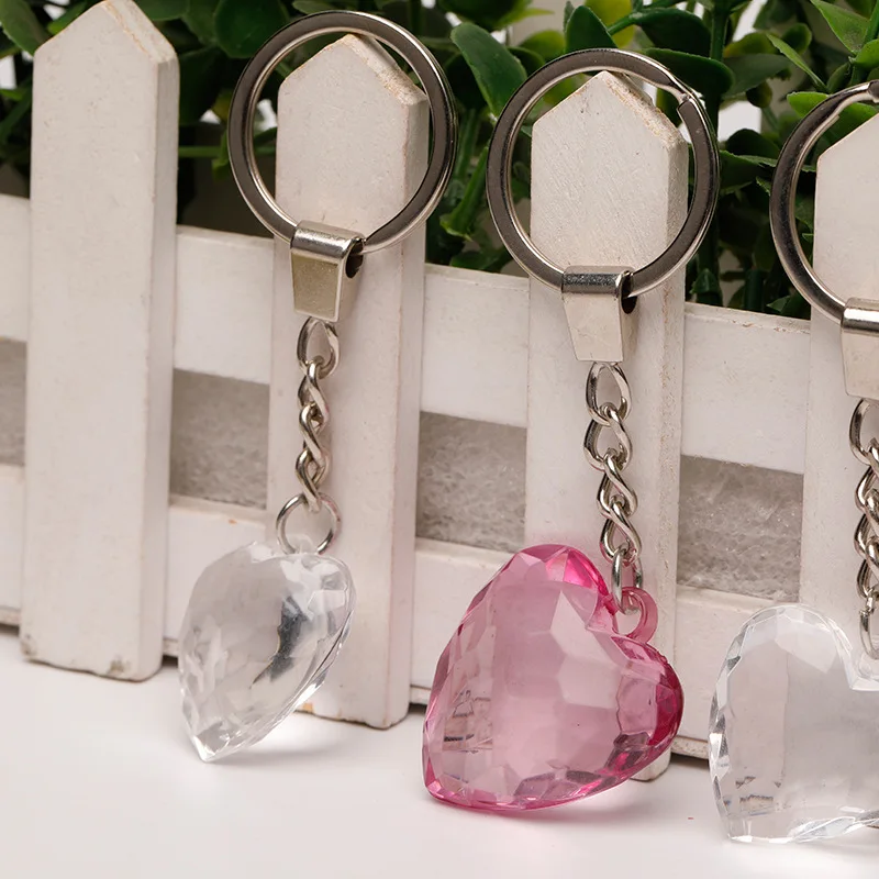 20 шт./лот многоцветный подвесной кулон сердце алмазные люстры Акриловый Кристалл