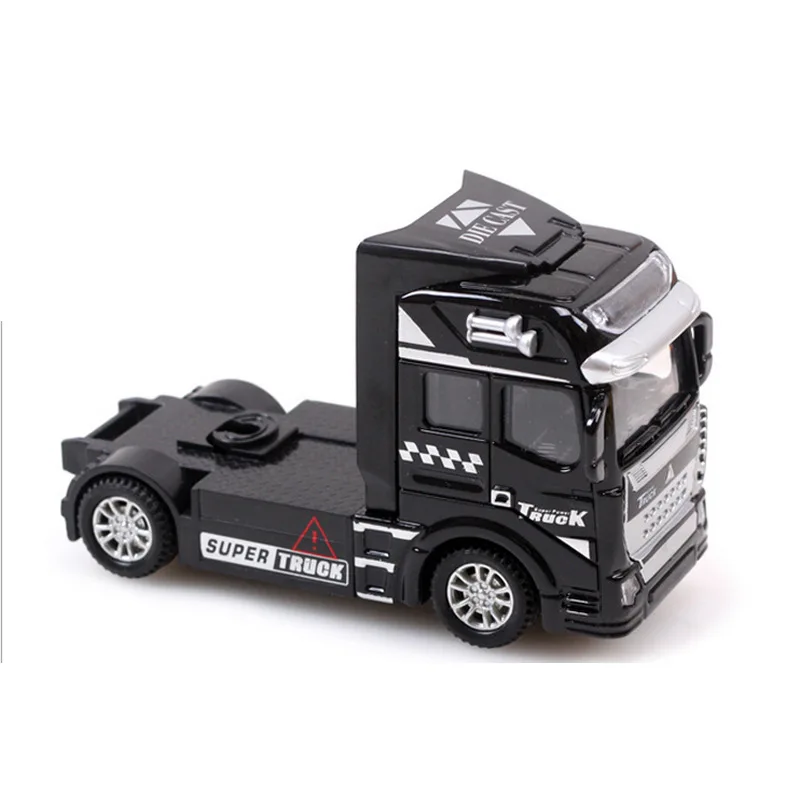 

1/50 Diecast Alloy Metal Heavy Truck Trailer Model Children Car Toy