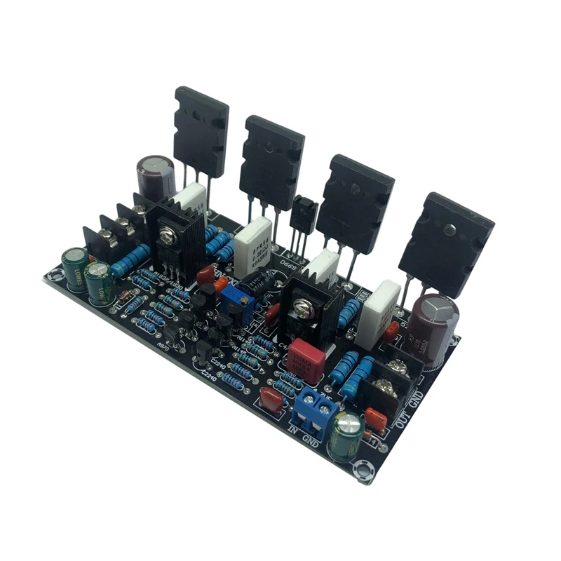 mono 200w amplifier board fever tube 5200 1943 dual parallel high power discrete components amplifier parts free global shipping