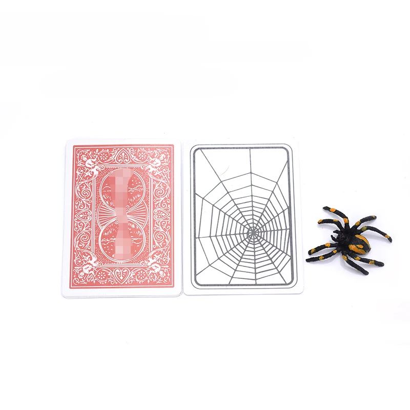 Spider And Net Magic Trick The Web Cards Props Tricks Toys Magician Gimmick Illusion | Игрушки и хобби