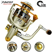 spinning fishing reel metal spool 12bb 5 51 leftright interchangeable handle fishing wheel coil tackle