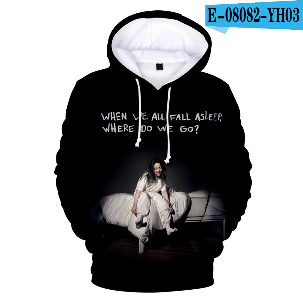 Лидер продаж, худи Billie Eilish, свитшоты, Новое поступление, мужские и женские пуловеры для девочек, осенне-зимние свитшоты Billie Eilish