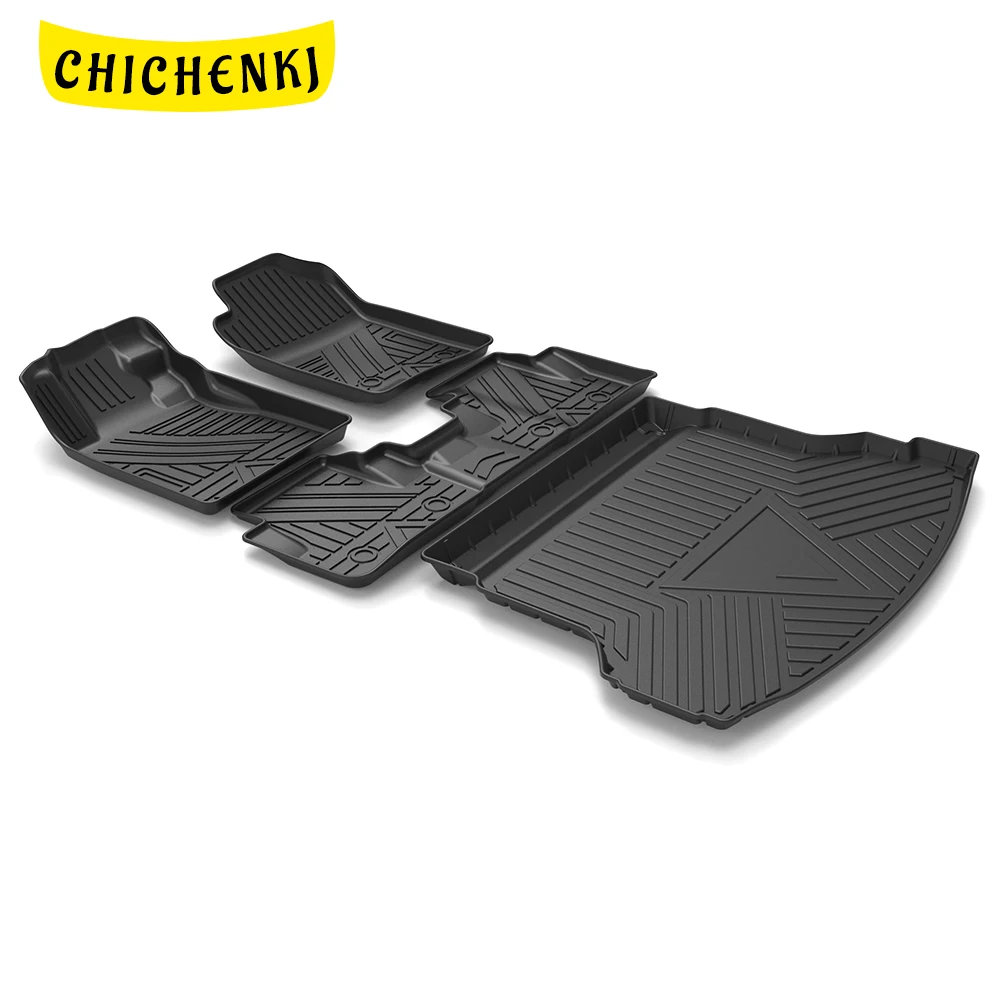 

For Honda CR-V G4 2012-2016 Auto Car Floor Mats All-Weather TPE Foot Mats Odorless Pad Waterproof Tray Mat Interior Accessories