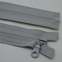 ykk zipper 5th nylon reverse zipper 40 120cm light gray
