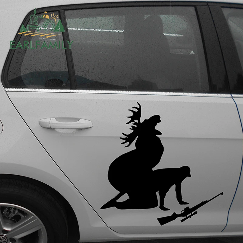 EARLFAMILY 46 1 см x 50 2x забавные лосяные охотничьи автомобильные наклейки для