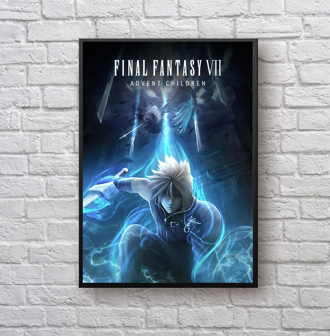 Последняя Фантазия 7 видео игра холст постер домашняя фотография (без рамки) | Дом