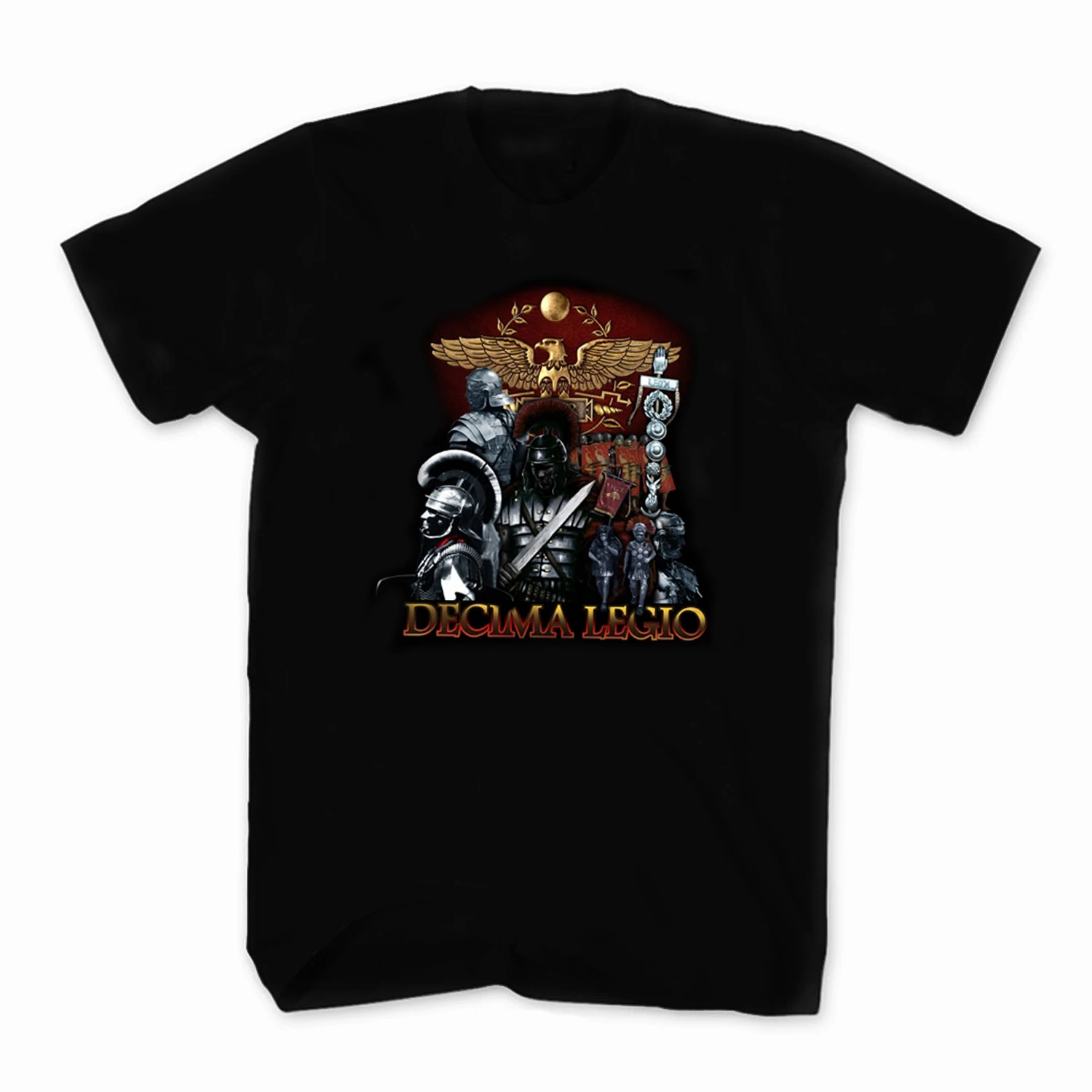 

Creative Design Ancient Rome Tenth Legion T-Shirt. Summer Cotton Short Sleeve O-Neck Mens T Shirt New S-3XL