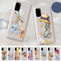 sarah kay little girl phone case for samsung a 51 30s 71 21s 70 10 31 30 52 12 40 s20 21 plus lite ultra