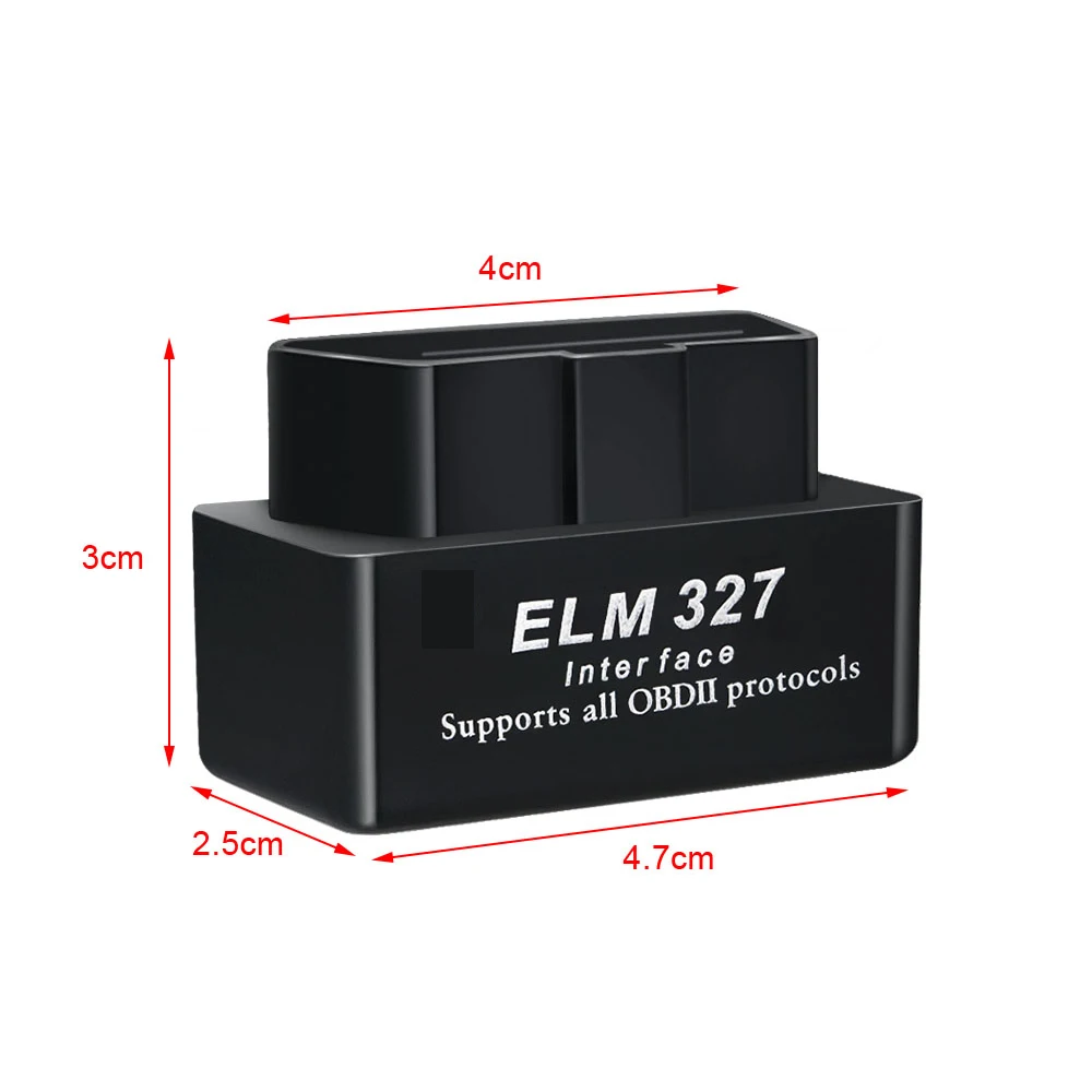 ELM327 Bluetooth-Compatible 1.5 2.1 OBD2 Car Code Reader 327 V1.5 V2.1 obd2 Diagnostic Scanner Tools Interface Work For Android |