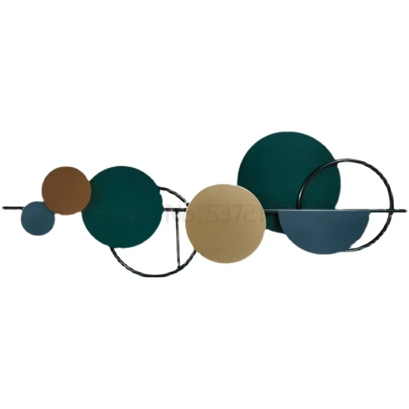 

Creative light luxury metal wall hanging restaurant bedroom living room sofa background wall decoration Pendant