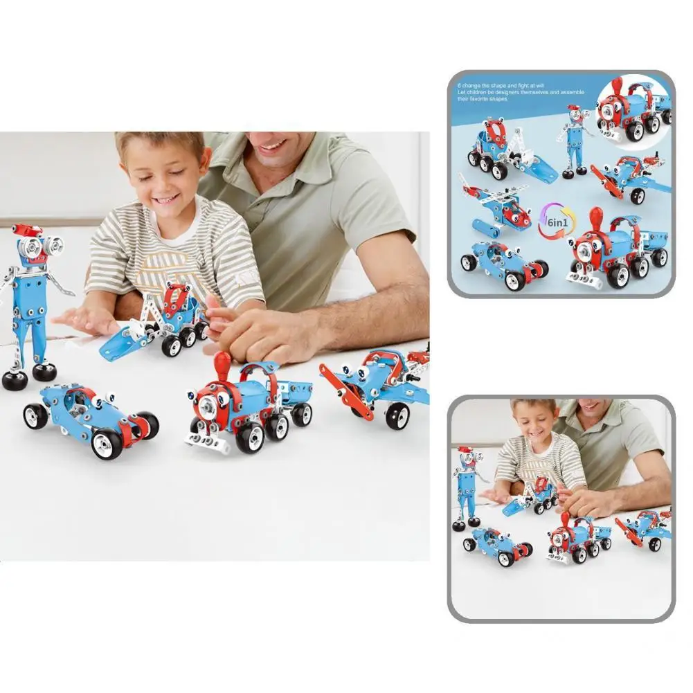 

with Box 143Pcs Fashion Construction Mechanical Assembly Toy Novelty Toy Brick Creatively Built for Kids