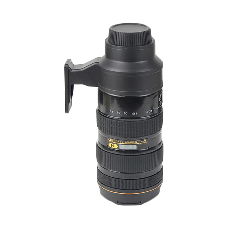 Креативный объектив камеры термос с крышкой чашкой вакуумный сосуд для воды из