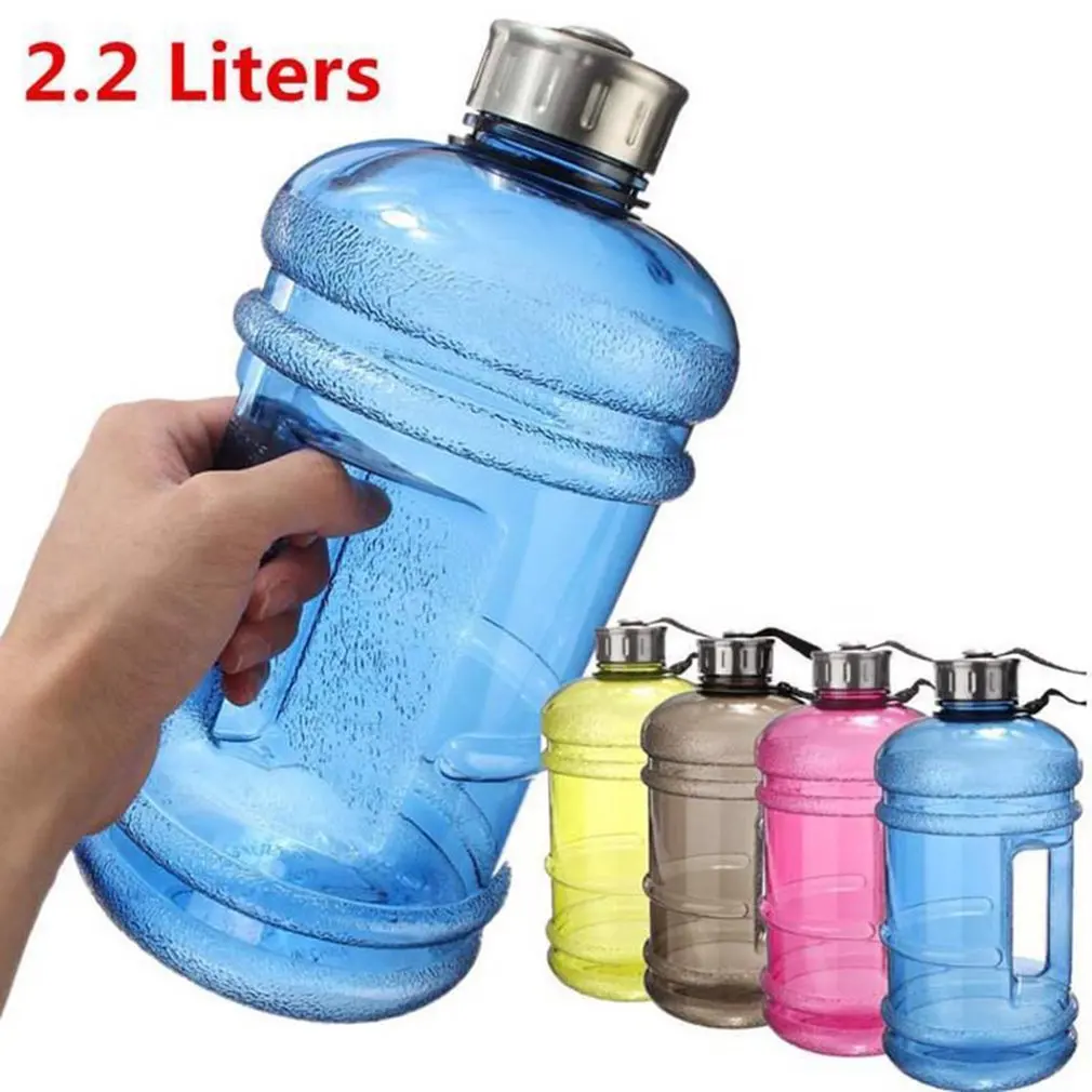 

2.2L Large Capacity Water Bottle Outdoor Sports Gym Space Fitness Training Camping Running Workout Mountaineering New
