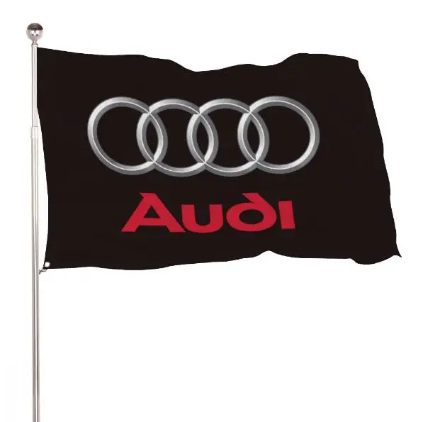 AUDI 3*5 футов (90 см * 150 120*180 см) полиэстер фотофлаг украшение для мотоцикла Летающий