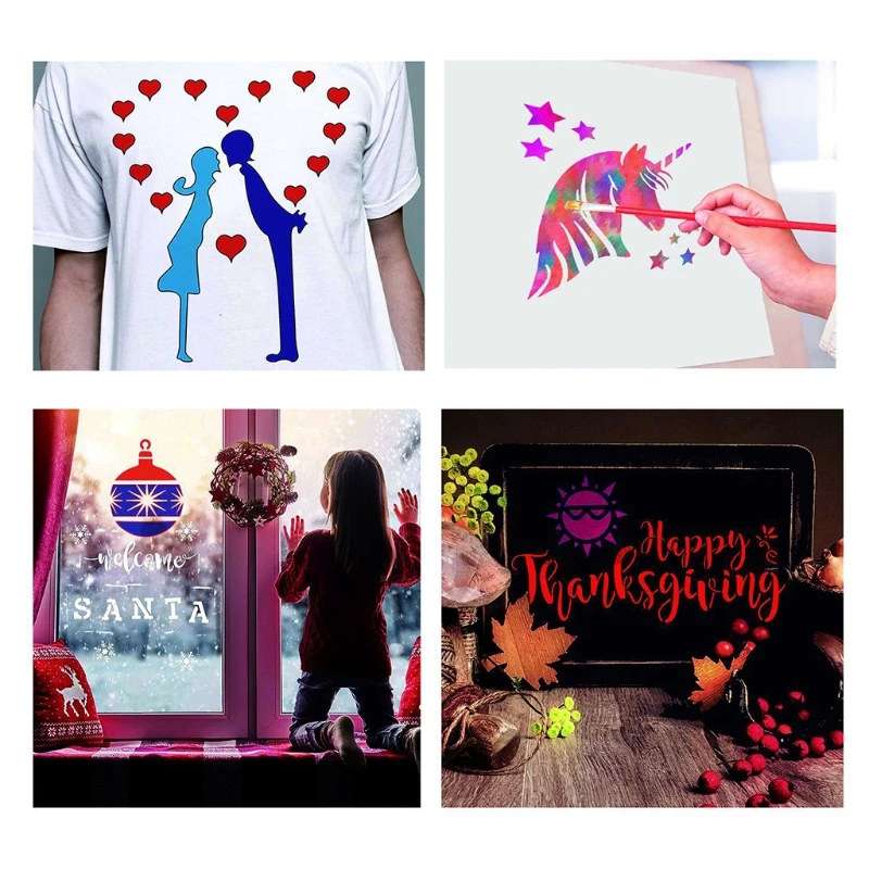 

18 Pack Reusable Painting Drawing Stencils Animals Template Sets for Craft Projects DIY Home Decor Art Projects