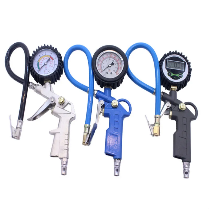 Цифровой Высокоточный манометр в шинах с надувной головкой монитор давления