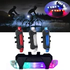 Светильник СВЕТОДИОДНЫЙ фонарь для велосипеда, светодиодный задний фонарь для велосипеда, задний фонарь с USB-зарядкой, водонепроницаемый фонарь, Аксессуары для велосипеда