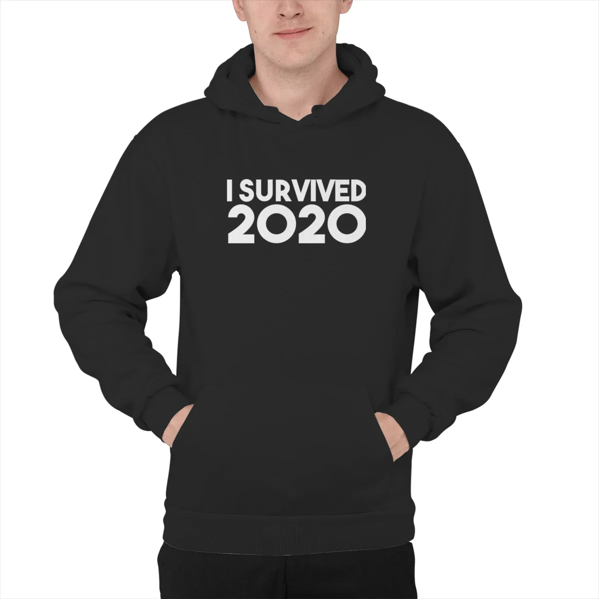 

Men's Hoodie i survived 2020Couples Matching Kawaii Top quality Hip-Hop hoodies Mens Clothes 38308