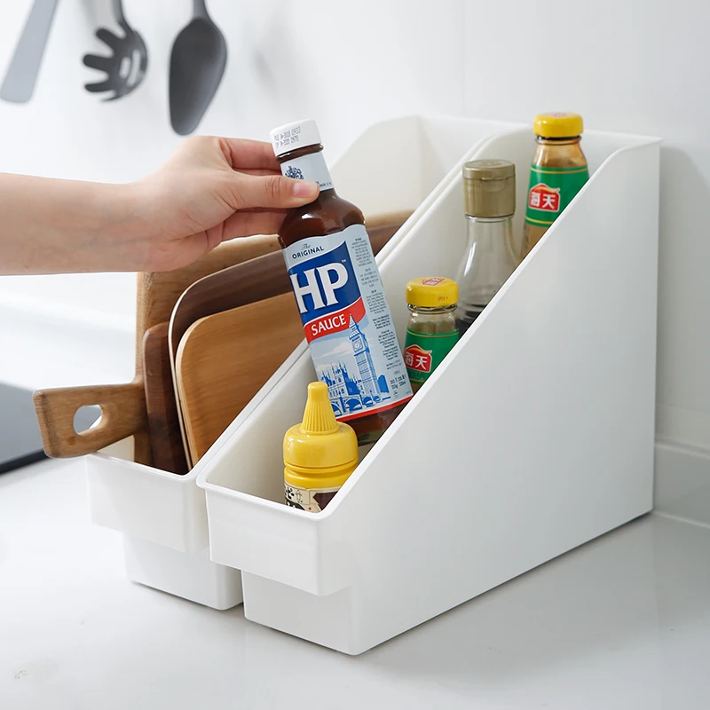 Кухонные контейнеры для хранения плоскостей на колесиках пластиковый