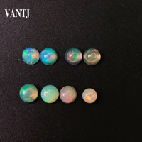 vantj natural ethiopian colorful opal 1pc oval top quality natural precious loose gemstones for silver gold diy jewelry gift