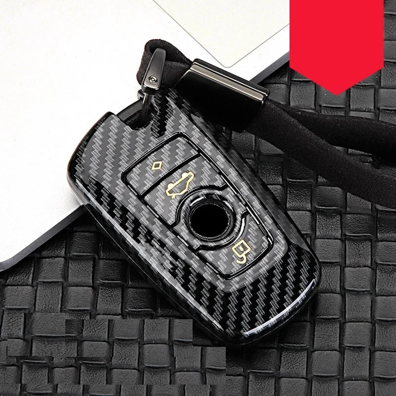 

Car Key Case For BMW 5 X1 GT F20 F10 F30 520 525 530D E34 E46 Metal Remote Fob Protect Cover Accessories Styling ABS