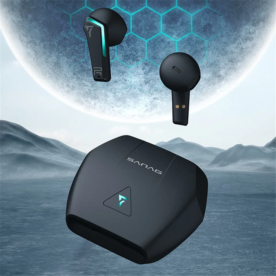 

TWS-наушники Sanag, игровые, Bluetooth-наушники с низкой задержкой, HiFi Звук, сенсорное управление, беспроводные, водонепроницаемые
