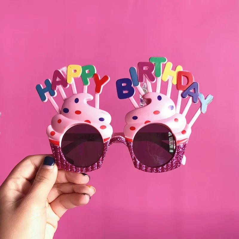 1 шт. Веселые очки на день рождения новинка в форме свечи вечерние солнцезащитные