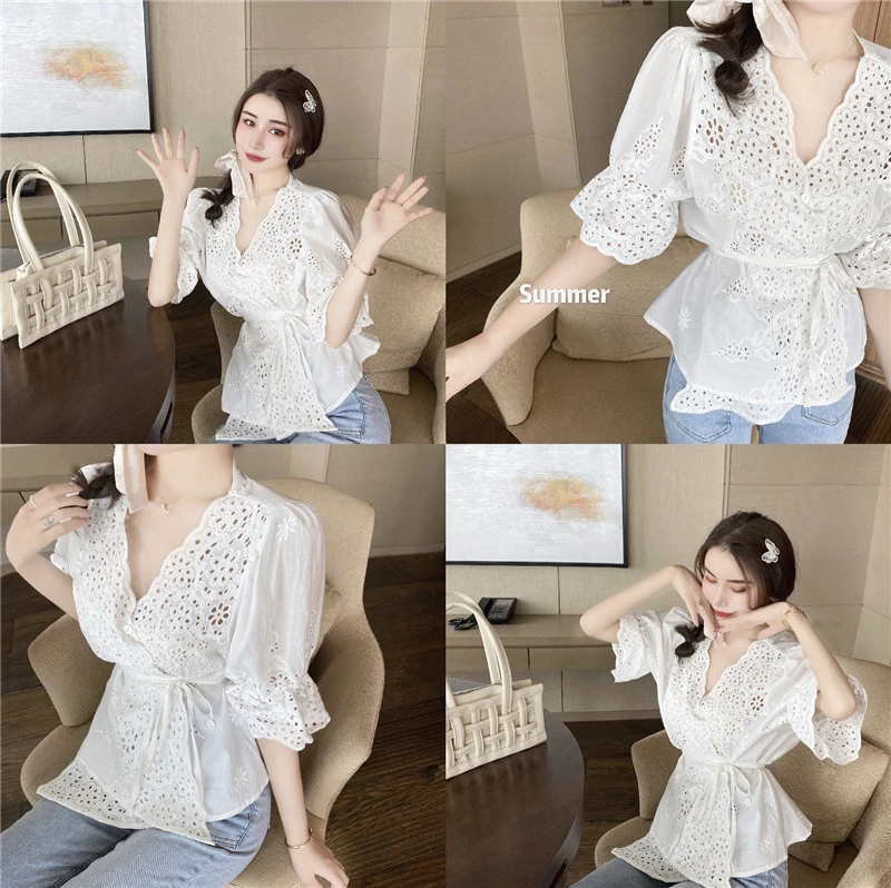 Женская одежда блузка рубашка Топ blusas Модные женские блузки 2019 с длинным рукавом