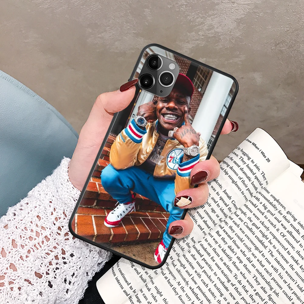 

DaBaby rapper Phone Case For IPhone 5 5S SE 5C 6 6S 7 8 Plus X XS XR 11 12 Mini Pro Max 2020 black Bumper Pretty Coque Luxury