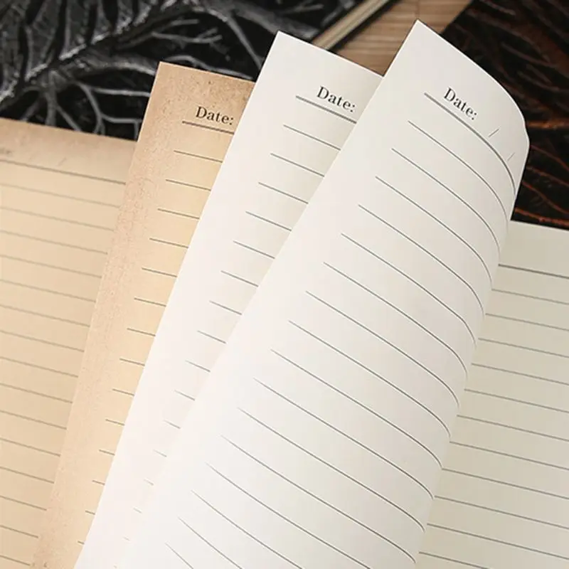 

Creative The Magic Embossed A5 Leather Notebook Journal Notepad Travel Diary Planner Book School Office Supplies Q1JC