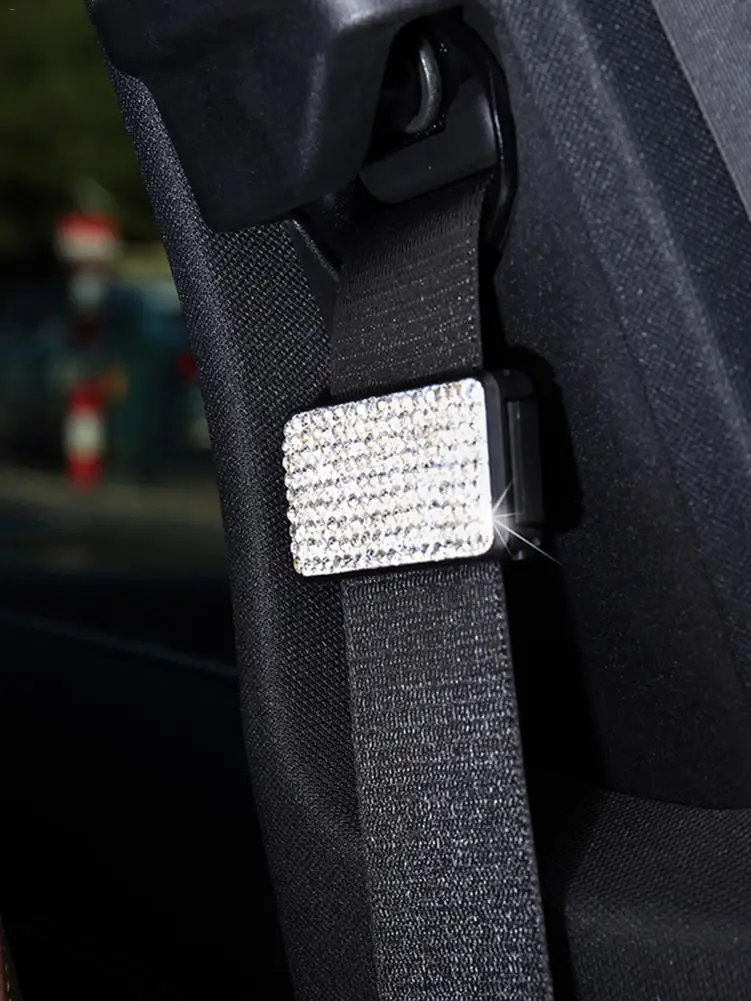 Автомобильный Зажим для ремня безопасности Стразы регулирующий фиксатор