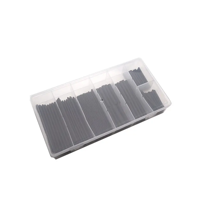 127 шт./компл. Соотношение 2:1 Ассорти Полиолефиновая термоусадочная трубка