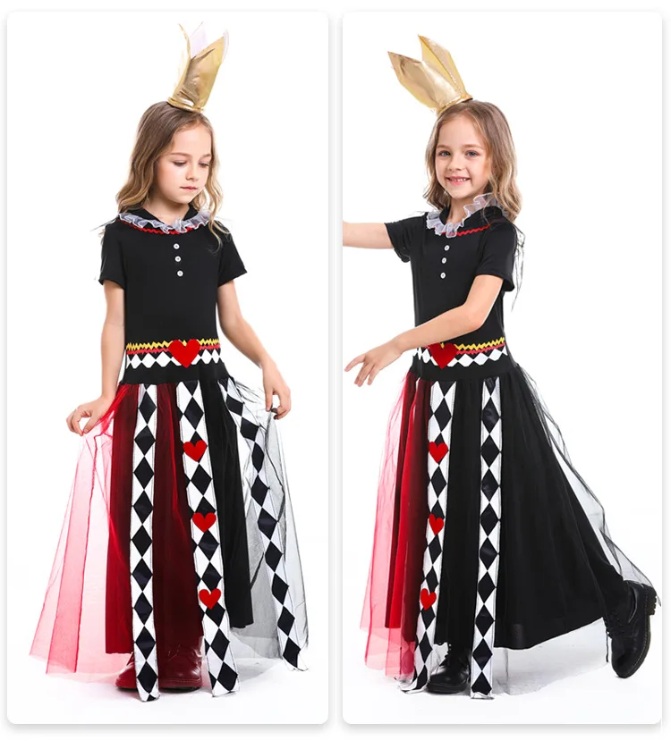 

Alice in Wonderland Cosplay Stage Costume Fairy tale princess dresses Halloween Carnival Purim Party For Kids and girl