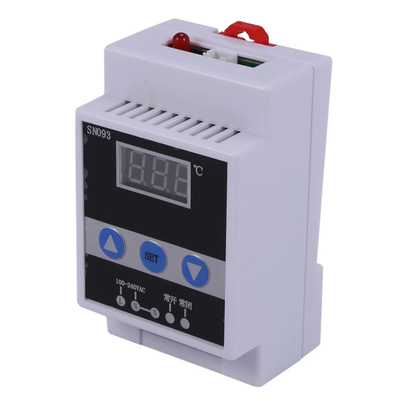 TMC-6000 110-240V Guide Rail Thermoregulator Digital Temperature Controller Thermostat Refrigeration Heating Control | Инструменты