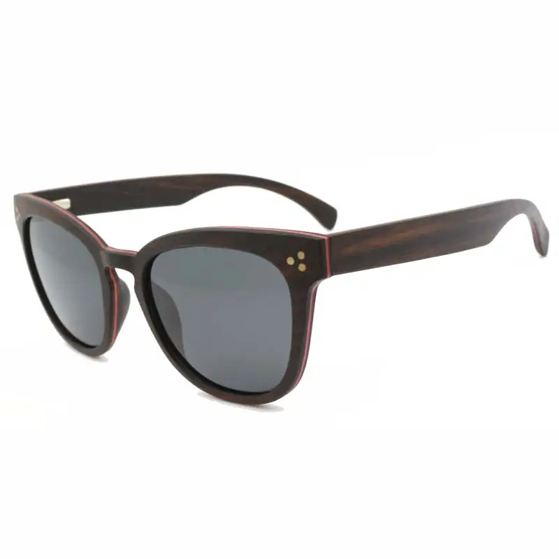 BerWer бамбуковые деревянные солнцезащитные очки поляризованные эбеновая оправа