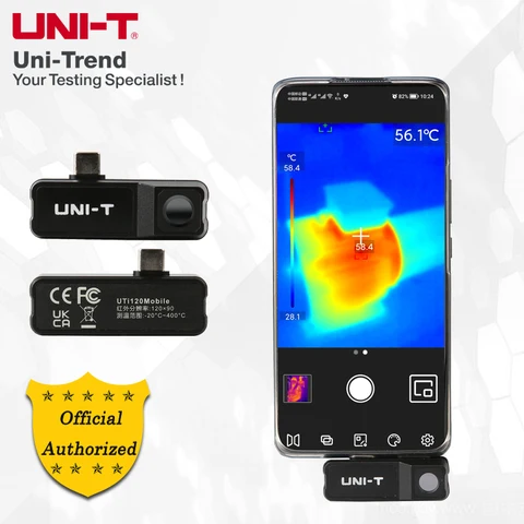 UNI-T UTi120Mobile тепловизор; Hotel pinhole camera anti-spy HVAC power inspection, температурный детектор