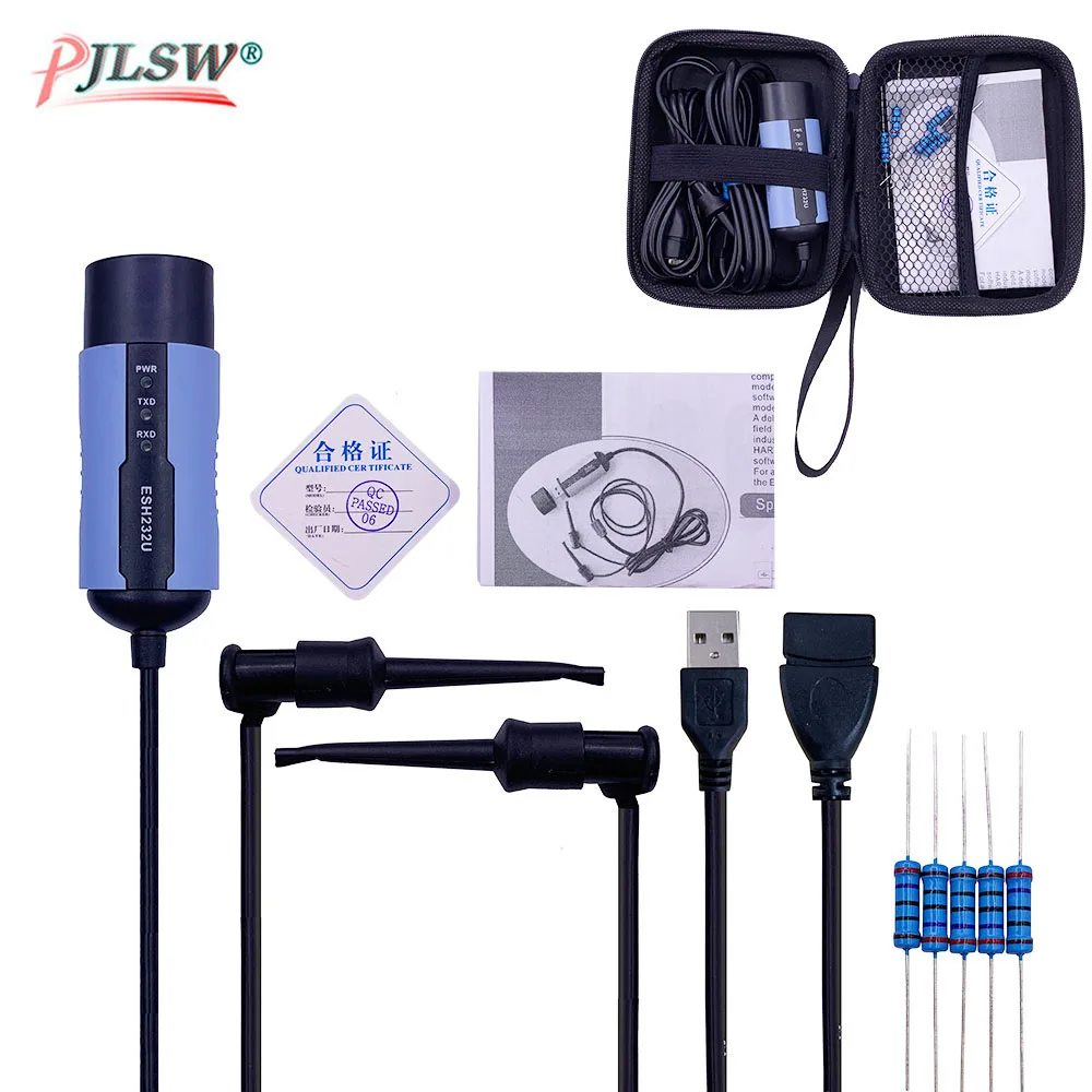 ESH232U USB Hart модем USB протокол модем HART сигнал коммуникатор передатчик HART конвертер со встроенным резистором петли