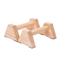 new portable non slip durable environmental wooden calisthenics handstand personalized parallel bar double rod push up stand