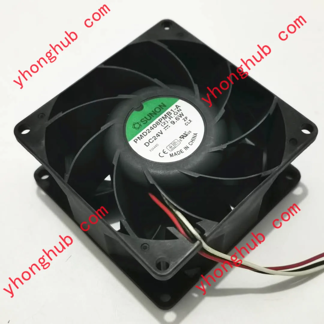 SUNON PMD2408PMB1-A (2).R.GN DC 24V 9,6 W 80x80x38mm вентилятор охлаждения сервера
