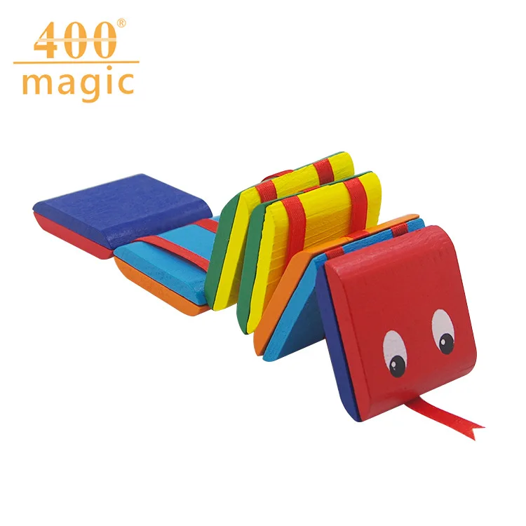

2021 New Flipo Flip Colorful Flap Wooden Ladder Change Visual Illusion Novelty Decompression Children's Fidget Toy Gift