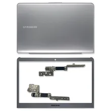 NEW Laptop Top Case Silver LCD Back Cover /Front Bezel/LCD Hinges/Hinge Cover For Samsung NP530U3C NP530U3B NP535U3C NP535U3B