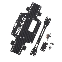 for wltoys k969 k979 k989 k999 p929 p939 128 rc car spare parts upgraded carbon fiber chassis car bottom low body shell